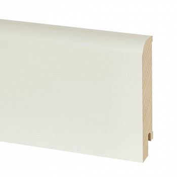 Плинтус шпон Pedross 80/18 Белый гладкий матовый parketcity-ufa.ru