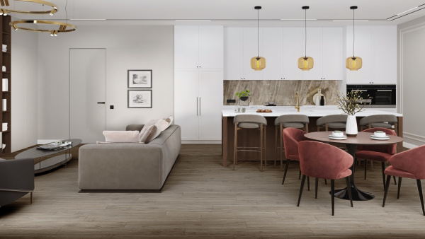 Картинка товара spc ламинат damy floor family дуб горный  ТСМ298-26 parketcity-ufa.ru