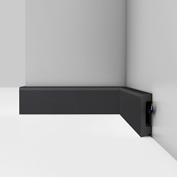 Плинтус Decomaster 234-112 Черный матовый 2400*58*16 мм parketcity-ufa.ru