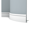 Картинка товара плинтус orac sx138f 2000*138*15 мм (гибкий) SX138F parketcity-ufa.ru