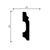 Картинка товара плинтус decor-dizayn dd27 2000*59*13 мм DD27 parketcity-ufa.ru