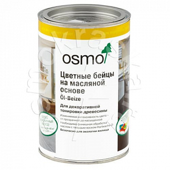Масло Osmo 3564 Öl‑Beize Табак (1,0л/2,5л) (1,0 л)
