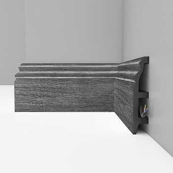 Плинтус Decomaster 232-87 Дуб Титан 2400*100*22 parketcity-ufa.ru