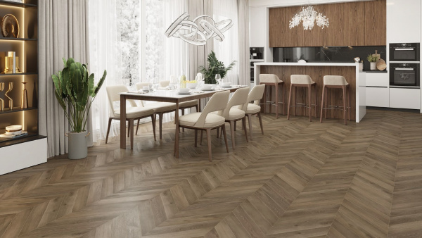 Картинка товара spc плитка alpine floor chevron 18-4 дуб насыщенный ECO18-4 parketcity-ufa.ru