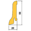 Картинка товара плинтус шпон neuhofer 58/20 мербау  снят!!! 502751                    parketcity-ufa.ru