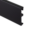 Картинка товара плинтус salag alpha 80 черный (ral9005) AP81U3 parketcity-ufa.ru