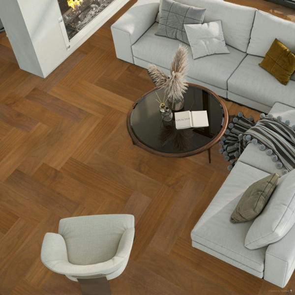 Кварцевый штучный паркет Quartz Parquet 400-29 Орех американский  АКЦИЯ!!! parketcity-ufa.ru