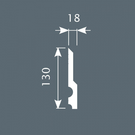 Картинка товара плинтус cosca px011 2000*130*18 мм PX011 parketcity-ufa.ru