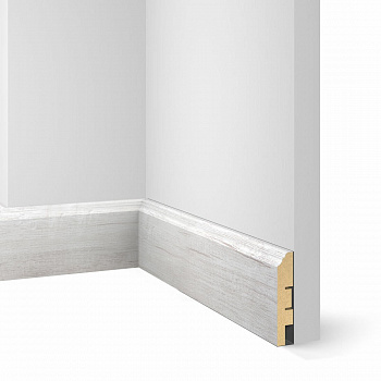 Плинтус МДФ Cosca WP07 Дуб Эффект светло-серый 2400*80*16 мм parketcity-ufa.ru