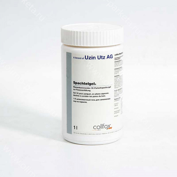 Картинка товара грунт-лак для паркета uzin collfox spahtelgel (1кг/5кг) 007244 parketcity-ufa.ru
