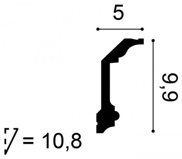 Картинка товара карниз orac c215 purotouch 2000*47*47мм C215 parketcity-ufa.ru