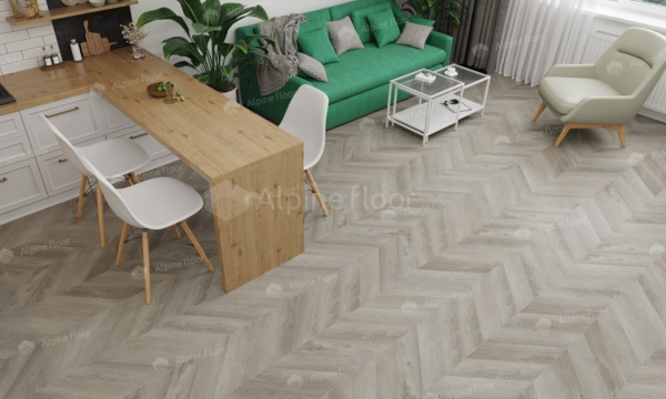 Картинка товара spc плитка alpine floor chevron 18-1 дуб фантазия ECO18-1 parketcity-ufa.ru