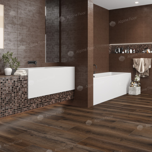 Картинка товара ламинат alpine floor 8/33 aqua life xl 104-04 дуб пауэлл LF104-04 parketcity-ufa.ru