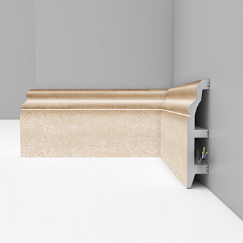 Плинтус Decomaster 232-18D Бежевый 2400*100*22 мм parketcity-ufa.ru