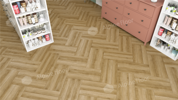 Картинка товара ламинат alpine floor 8/33 herringbone pro new lf102-02 дуб эльзас LF102-02 parketcity-ufa.ru