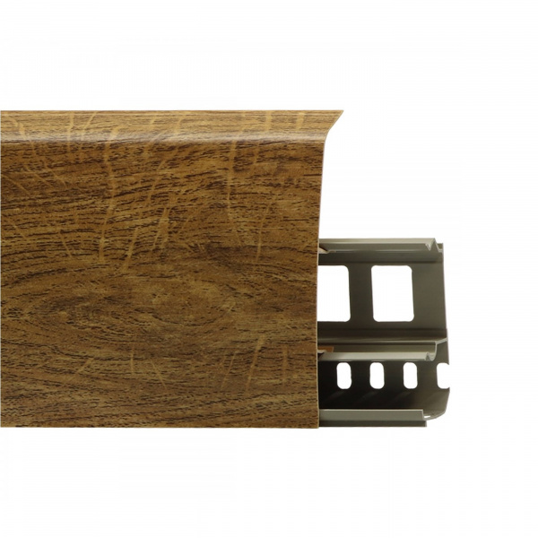 Картинка товара плинтус lineplast grand ls017 атласное дерево (85мм) LS017 parketcity-ufa.ru