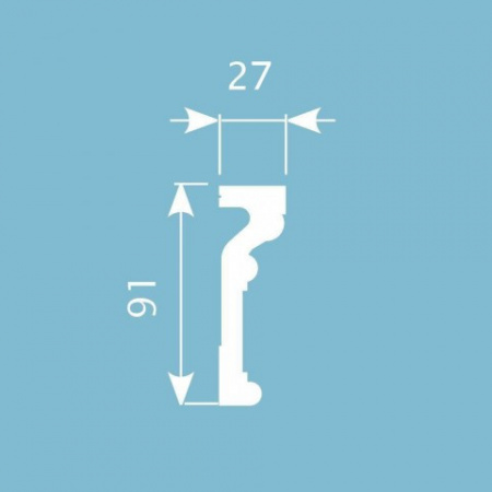 Картинка товара мx045 молдинг cosca 2000*91*27 мм МХ045 parketcity-ufa.ru