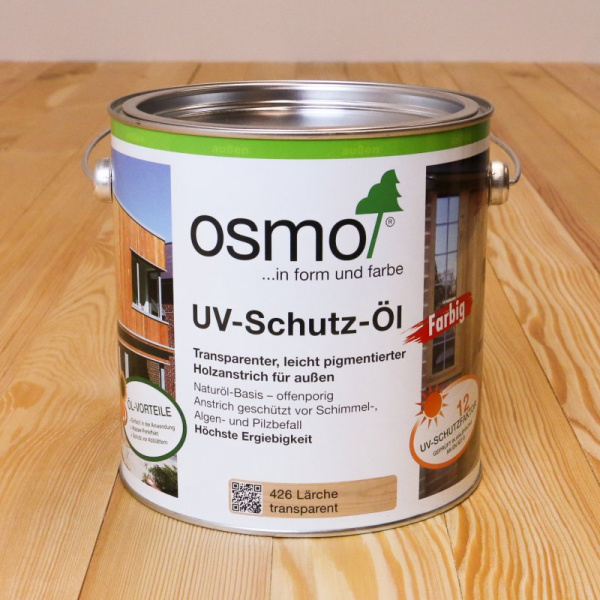 Картинка товара масло osmo 426 uv-schutz-oil extra (уф-фильтром) лиственница #426 parketcity-ufa.ru