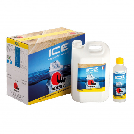 Картинка товара лак для паркета adesiv vernice ice (4,5+0,45)  002555 parketcity-ufa.ru
