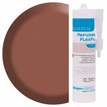 Герметик для заполнения швов Berger AquaSeal Pafudima FlexFill Color (310мл) (Дусия / Мербау / Груша)