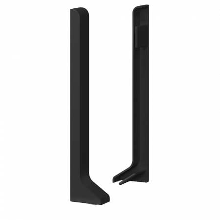 Картинка товара плинтус аллюминиевый laconistiq ahesive 2500*80*10 мм (черный) 014866 parketcity-ufa.ru