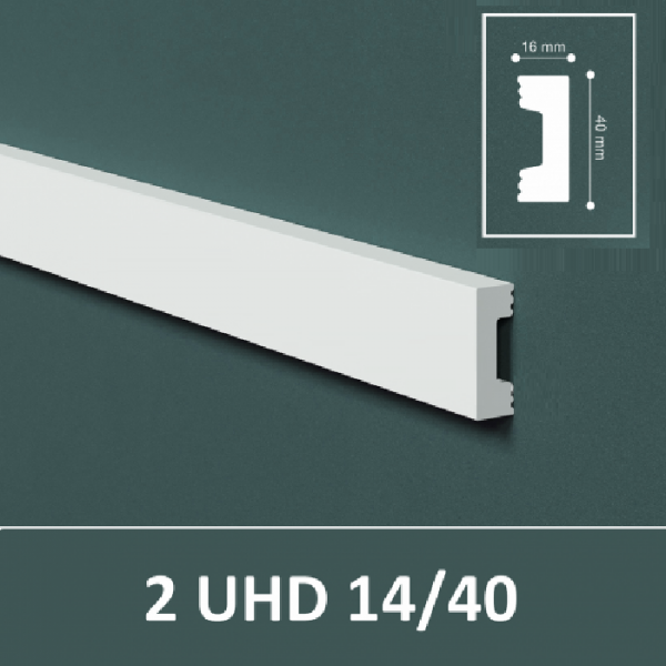 Картинка товара молдинг 2 uhd 14/40 2400*40*16 мм  parketcity-ufa.ru
