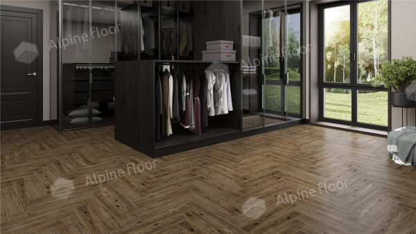 Картинка товара ламинат alpine floor 8/33 herringbone lf102-10 дуб бордо     LF102-10 parketcity-ufa.ru