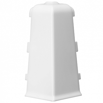 Плинтус Arbiton INDO  01 Белый блеск СНЯТ!!! (Угол внешний)