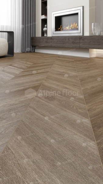 Картинка товара плитка alpine floor chevron lvt 20-05 дуб макадамия ECO20-5 parketcity-ufa.ru