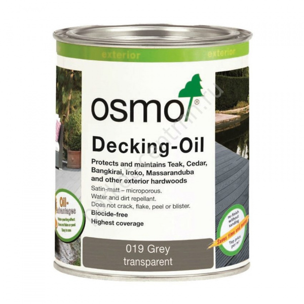 Картинка товара масло osmo 019 terrassen-oil cерое #019 parketcity-ufa.ru