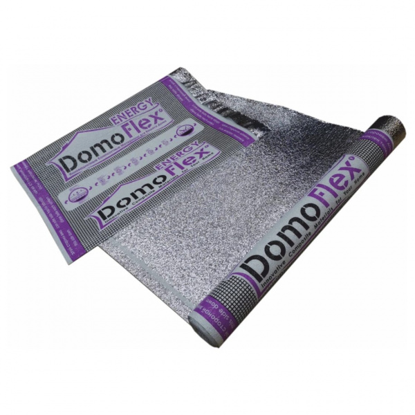 Подложка под ламинат и паркет 3 мм Domoflex (с клеевым клапаном)