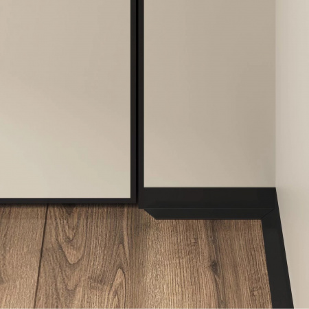 Картинка товара плинтус металлический laconistiq micro l 2450*25,8*16,2*5,5 014630 parketcity-ufa.ru