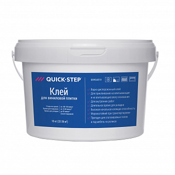 Клей для ПВХ Quick Step (6,5кг/10кг) (10 кг) Клей для ПВХ Quick Step (6,5кг/10кг) (10 кг)