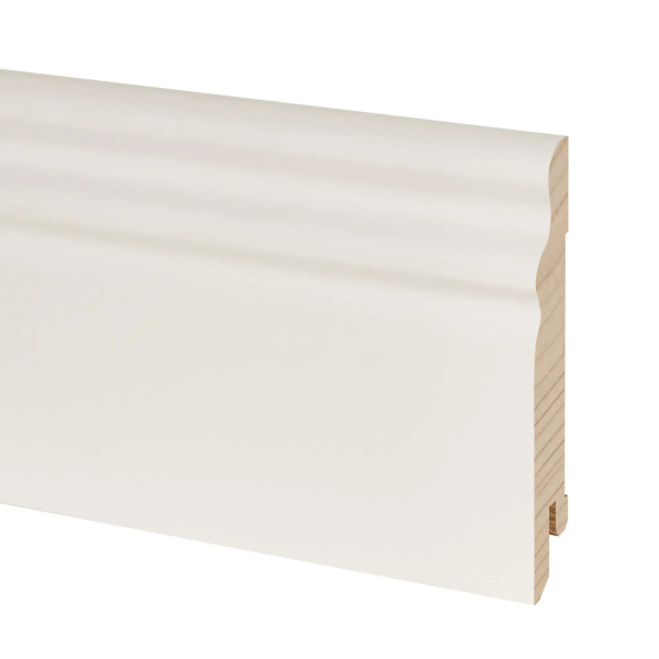 Картинка товара плинтус шпон pedross 95/15 seg100 белый гладкий 006811 parketcity-ufa.ru