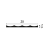 Картинка товара декоративная панель orac w114 valley xl 2000*250*15 мм W114 parketcity-ufa.ru