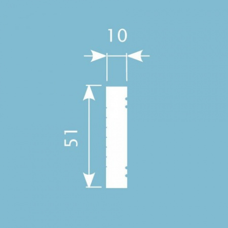 Картинка товара мx041 молдинг cosca 2000*51*10 мм МХ041 parketcity-ufa.ru