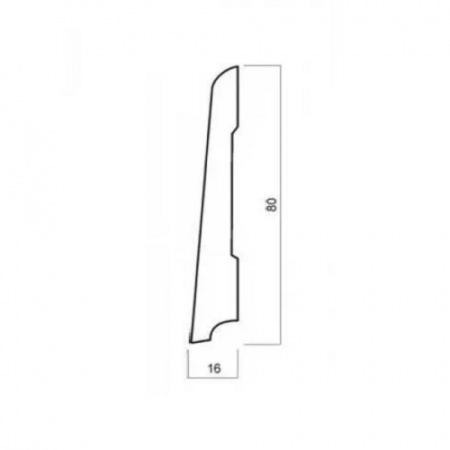 Картинка товара плинтус шпон la san marco ясень арктик 2500*80*16   остаток!!! 000744 parketcity-ufa.ru