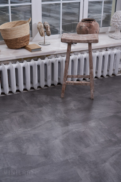 Картинка товара wpc-плитка vinilam ceramo stone cork 61602 серый бетон  61602. parketcity-ufa.ru