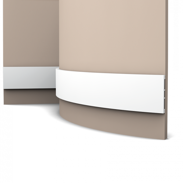 Картинка товара плинтус orac sx163f square 2000*102*13 мм (гибкий) SX163F parketcity-ufa.ru