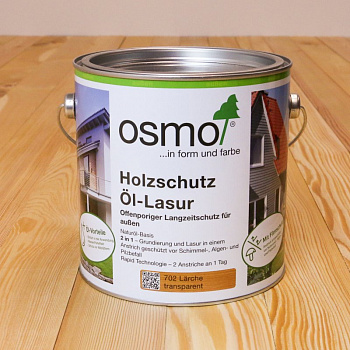 Масло Osmo 702 HolzSchutz Ol-Lazur Лиственница (2,5 л) Масло Osmo 702 HolzSchutz Ol-Lazur Лиственница (2,5 л)