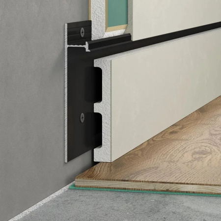 Картинка товара скрытый плинтус laconistiq strong под подсветку 3000*80*13,1 мм 014621 parketcity-ufa.ru