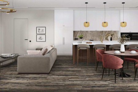 Картинка товара плитка damy floor family lvt дуб рустикальный черный TCM369-7-LVT parketcity-ufa.ru