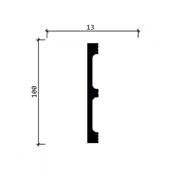 Картинка товара плинтус гибкий decor-dizayn dd709f 2000*100*13 мм DD708-E parketcity-ufa.ru