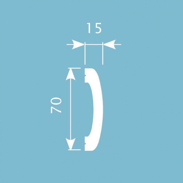 Картинка товара мx005 молдинг cosca 2000*70*15 мм МХ005 parketcity-ufa.ru