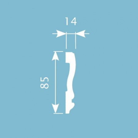 Картинка товара мx029 молдинг cosca 2000*85*14 мм МХ029 parketcity-ufa.ru