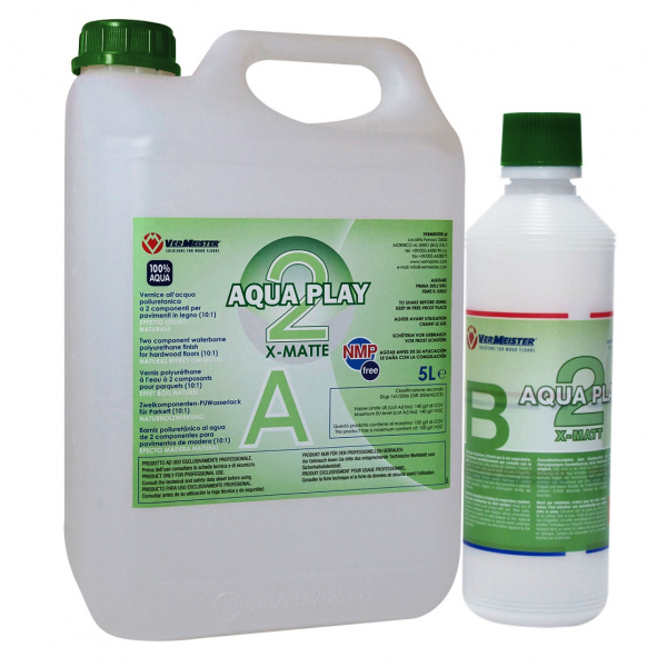 Картинка товара лак для паркета vermeister aquaplay 2k (5,5л) 001363 parketcity-ufa.ru
