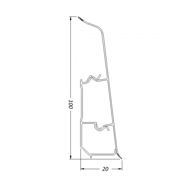 Картинка товара плинтус lineplast mega lb001 белый с тиснением (100мм) LB001 parketcity-ufa.ru