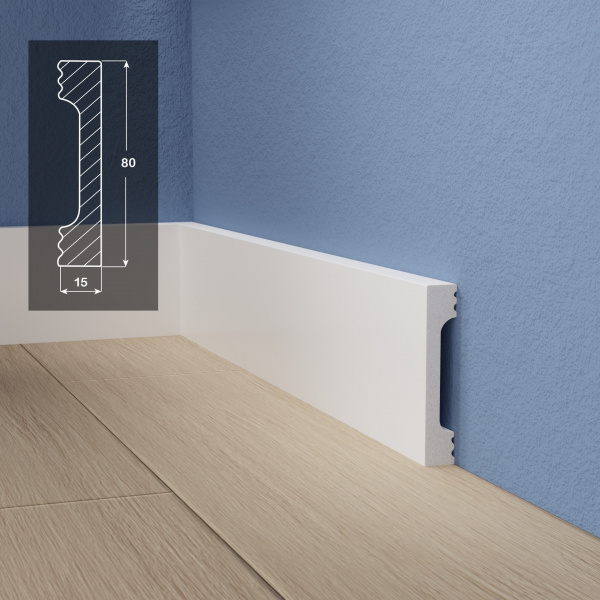 Картинка товара плинтус solid uhd 19/80c / flint mk80 2000*80*15 мм 013094 parketcity-ufa.ru