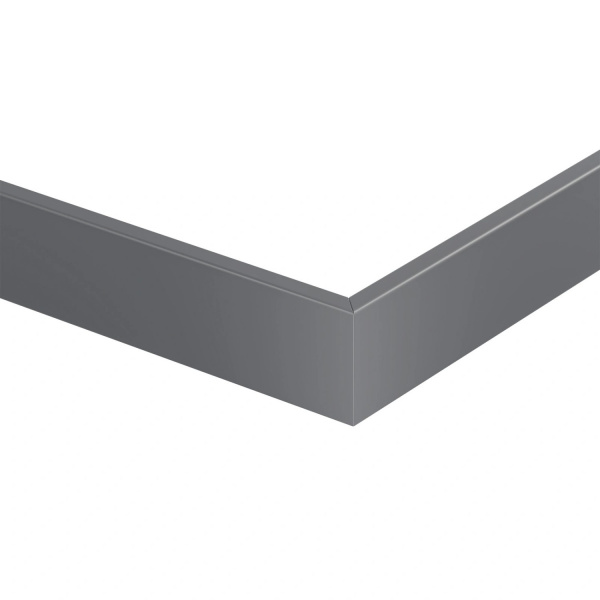 Картинка товара плинтус salag alpha 80 серый AP81U2 parketcity-ufa.ru