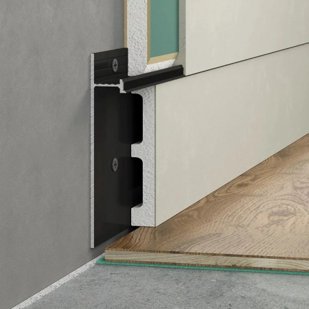 Картинка товара скрытый плинтус laconistiq strong под подсветку 3000*80*13,1 мм 014621 parketcity-ufa.ru